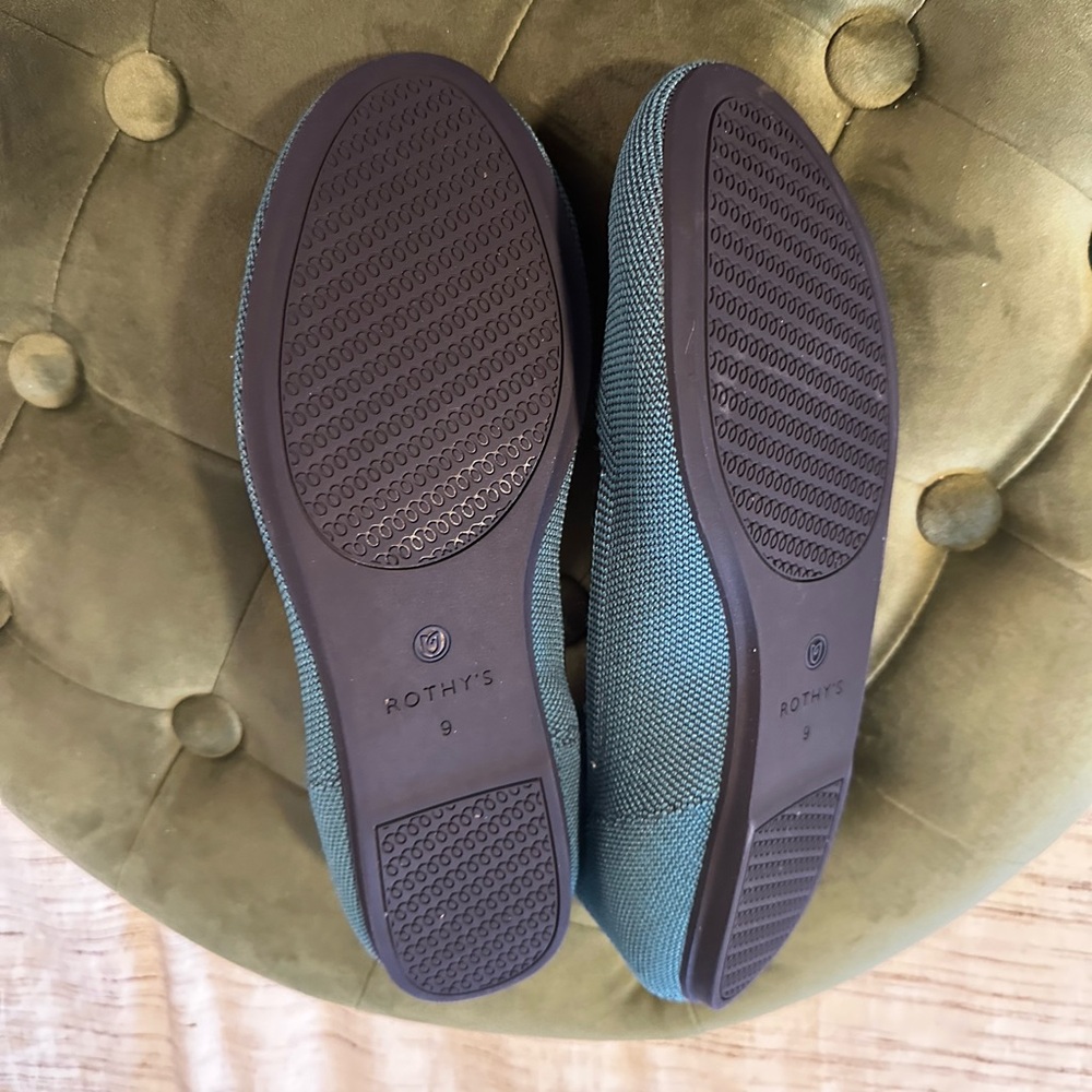 Rothy's 9 - Spruce Python Ballet Flats - Picture 5 of 5